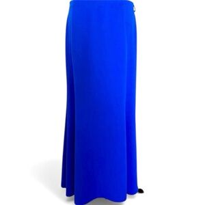Maxi Skirt Royal Blue Pull On 2XL Avenue